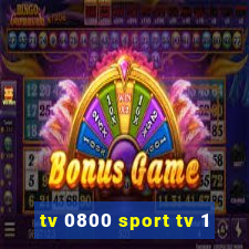 tv 0800 sport tv 1